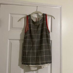 Plaid tank top